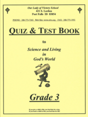 Science & Living in God’s World 3 Quiz & Test Book